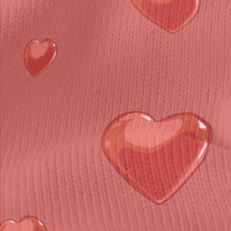 3D Reflective Heart Stretch Jersey