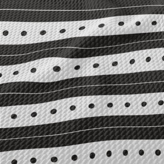 Simple Stripes And Dots Birdseye Piqué