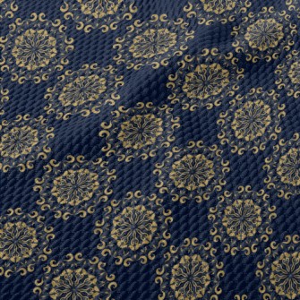 Luxury Retro Pattern Birdseye Piqué