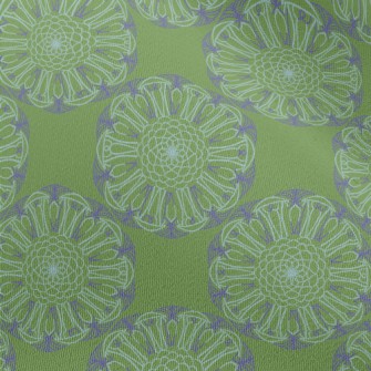 Gorgeous Purple Flowers Chiffon