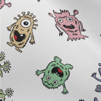 Friendly Cartoon Monster Chiffon