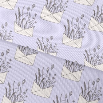 Vintage Floral Letter Waterproof Oxford