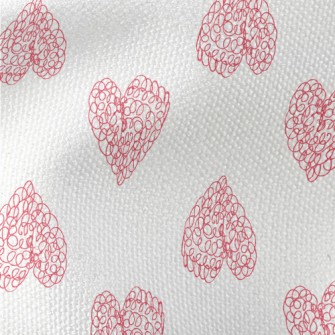 Ballpoint Pen Graffiti Heart Waterproof Canvas