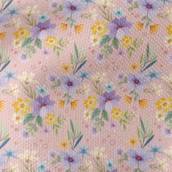 Garden Blooming Flowers Waterproof Canvas