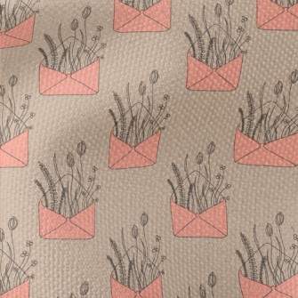 Love Letters And Flowers Waterproof Canvas