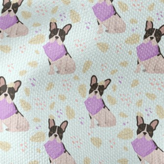 Cartoon Puppy Biting Pillow Waterproof Canvas