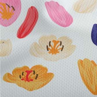 Spring Flowers In Full Bloom Athletic Mesh Flat Back