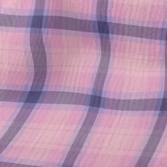 Purple And Pink Plaid Terry
