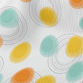 Blue And Orange Dots Terry