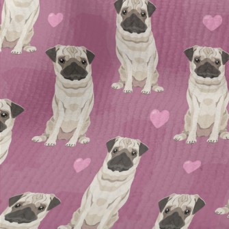 Hand Drawn Pug Terry