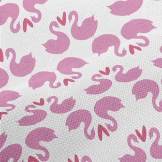Romantic Cartoon Flamingo Performance Linen