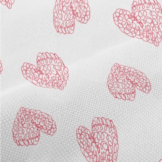 Ballpoint Pen Graffiti Heart Performance Linen
