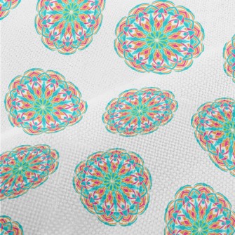Colorful And Lively Flowers Performance Linen