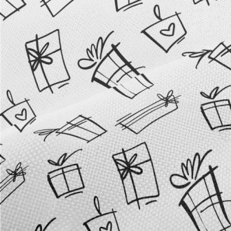 Hand Drawn Black And White Gif Performance Linen