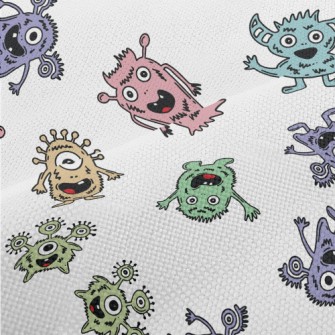 Friendly Cartoon Monster Performance Linen