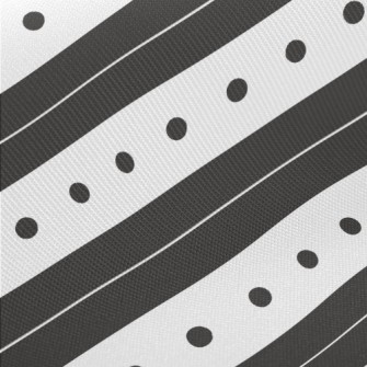 Simple Stripes And Dots Twill