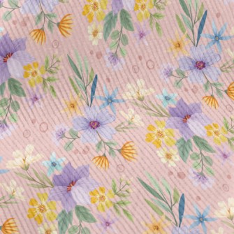 Garden Blooming Flowers Standard Corduroy