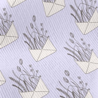 Vintage Floral Letter Standard Corduroy