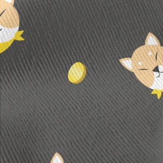 Akita Dog And Coins Standard Corduroy