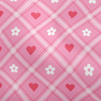 Love Heart And White Flowers Dobby