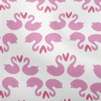 Romantic Cartoon Flamingo Dobby