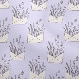 Vintage Floral Letter Dobby