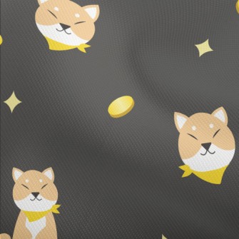 Akita Dog And Coins Dobby