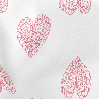 Ballpoint Pen Graffiti Heart Stretch Ponte