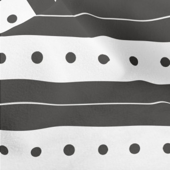 Simple Stripes And Dots Micro Fleece