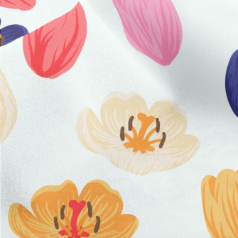 Spring Flowers In Full Bloom Micro Fleece