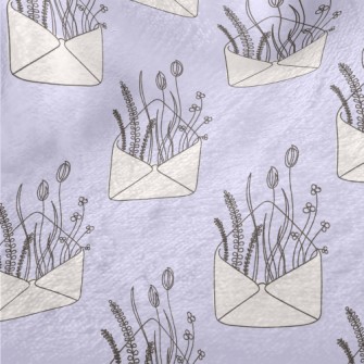 Vintage Floral Letter Minky