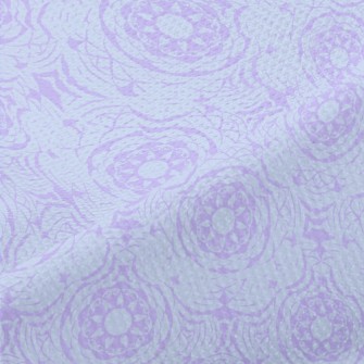 Romantic Style Print Piqué