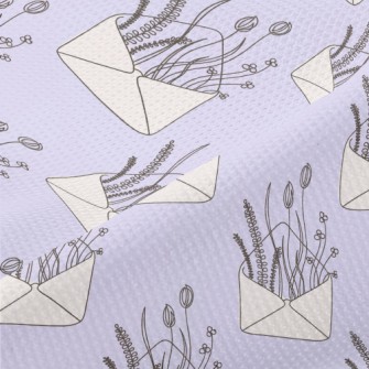 Vintage Floral Letter Piqué