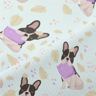 Cartoon Puppy Biting Pillow Piqué