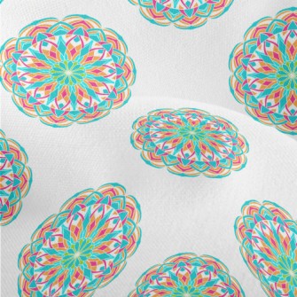 Colorful And Lively Flowers Lightweight Performance Linen