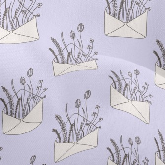 Vintage Floral Letter Lightweight Performance Linen