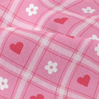 Love Heart And White Flowers Modern Jersey