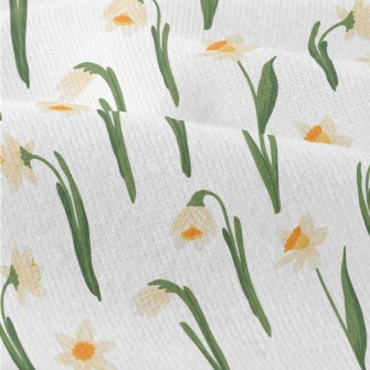 Hand Drawn Daffodils Modern Jersey
