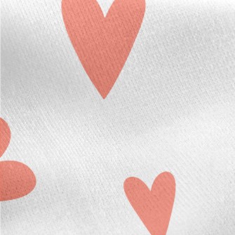 Simple Romantic Love Jersey Backed Fleece