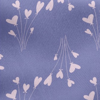 Romantic Love Balloon Jersey Backed Fleece