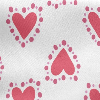 Romantic Valentine's Day L Jersey Backed Fleece