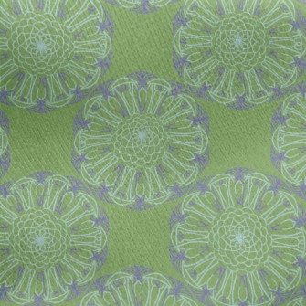 Gorgeous Purple Flowers Jersey Backed Fleece