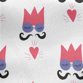 Cartoon King Jersey Backed Fleece