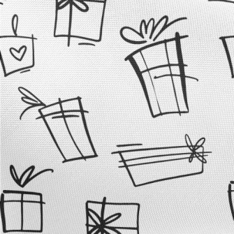 Hand Drawn Black And White Gif Pongee