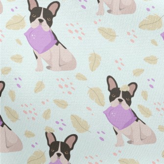 Cartoon Puppy Biting Pillow Pongee