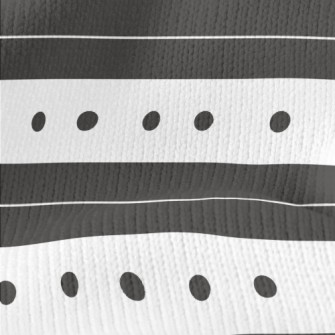 Simple Stripes And Dots Stretch Jersey
