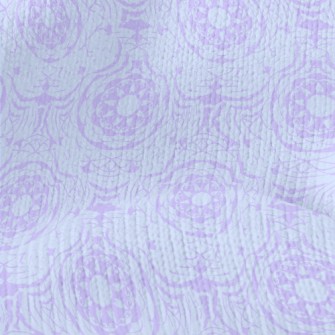 Romantic Style Print Stretch Jersey