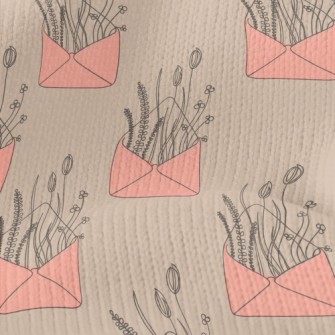 Love Letters And Flowers Stretch Jersey