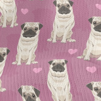 Hand Drawn Pug Stretch Jersey