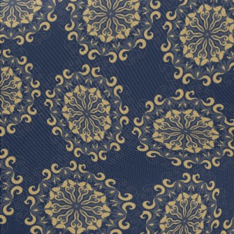 Luxury Retro Pattern Midweight Cotton Poplin